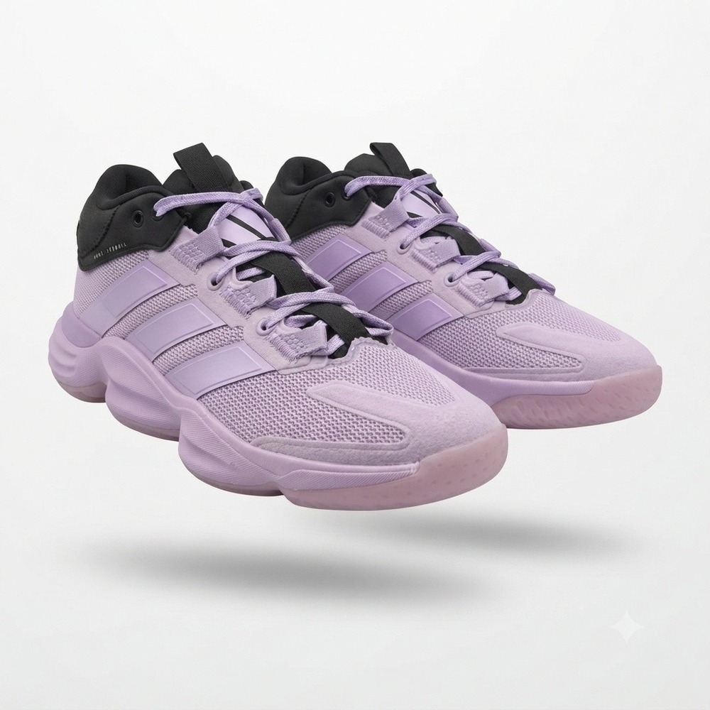 Adidas Court Stabil Sneakers Womens 7 Purple JP9832 Indoor Volleyball **NEW**